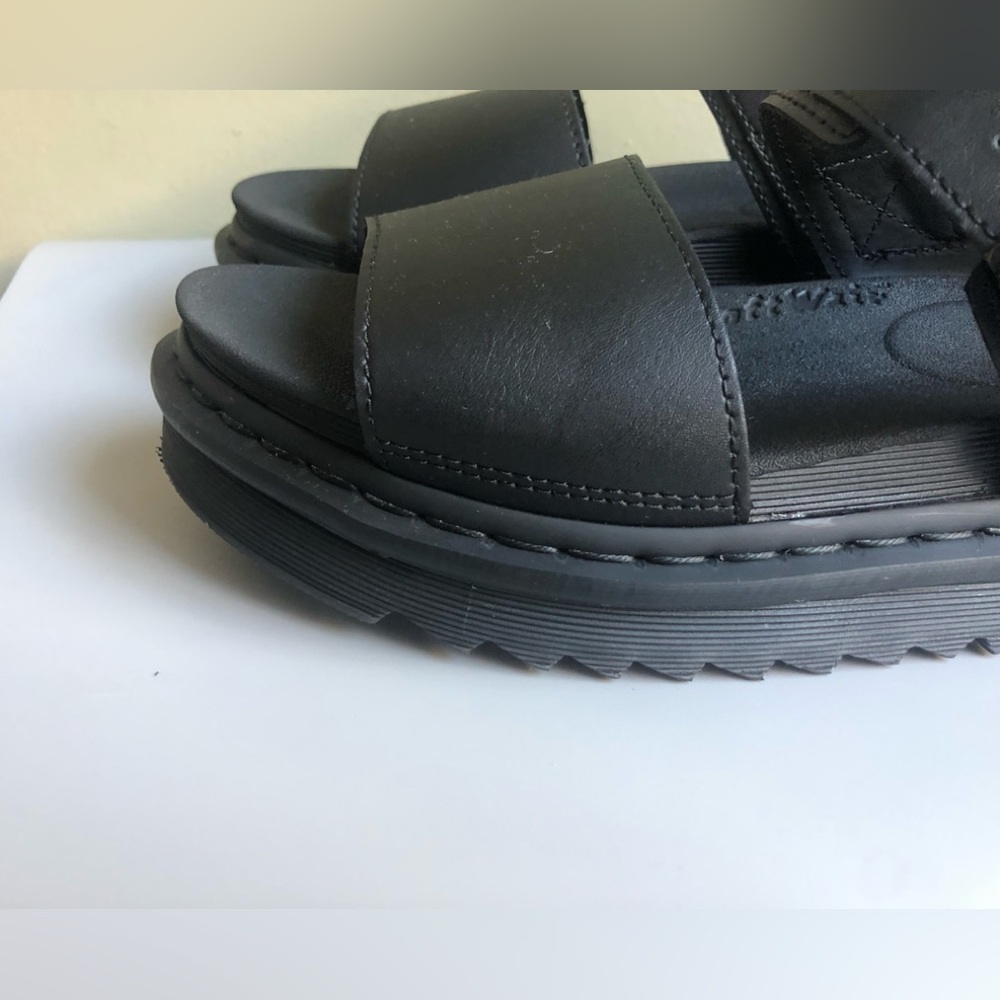 Dr. Martens Voss Leather Platform Sandals Size: US Womens 8 - Picture 12 of 15